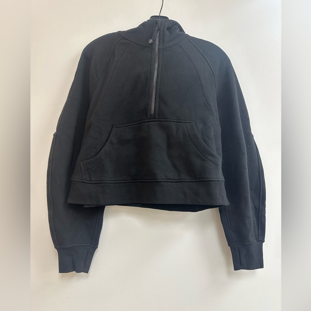 LuluLemon Scuba Oversized Half-Zip Hoodie in Black
